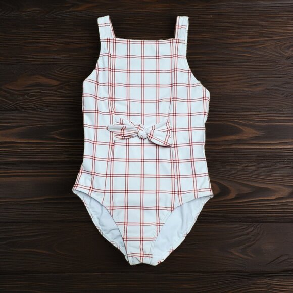 Minnow Other - NWOT Minnow Red and White Swimsuit Size 9-10 One Piece